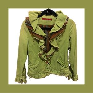 Unique Vintage Green Jacket  *Y2K*